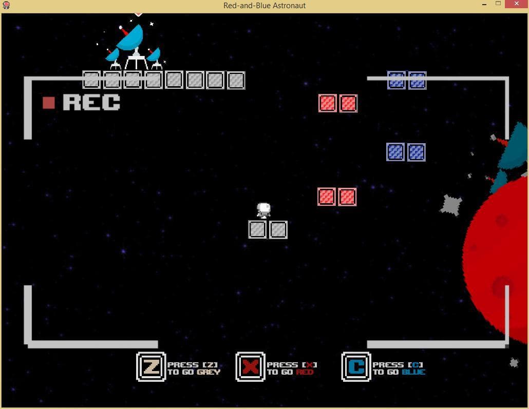 Red & Blud Astronaut
