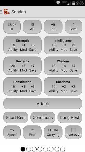 Squire - Character Manager Pro screenshot 3