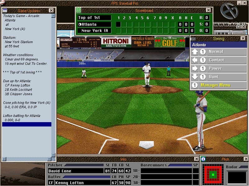 Front Page Sports: Baseball Pro 98 screenshot 4