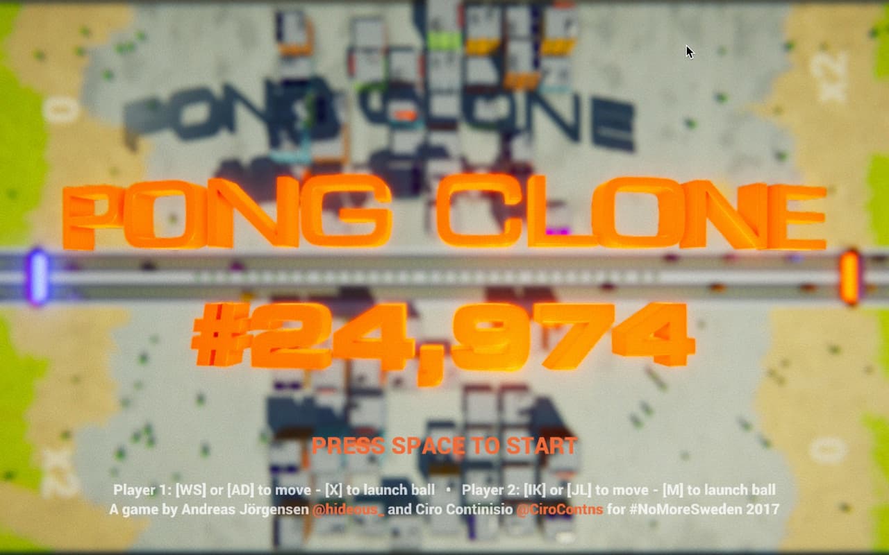 Pong Clone #24,974 screenshot 2