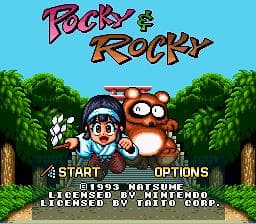 Pocky & Rocky screenshot 2