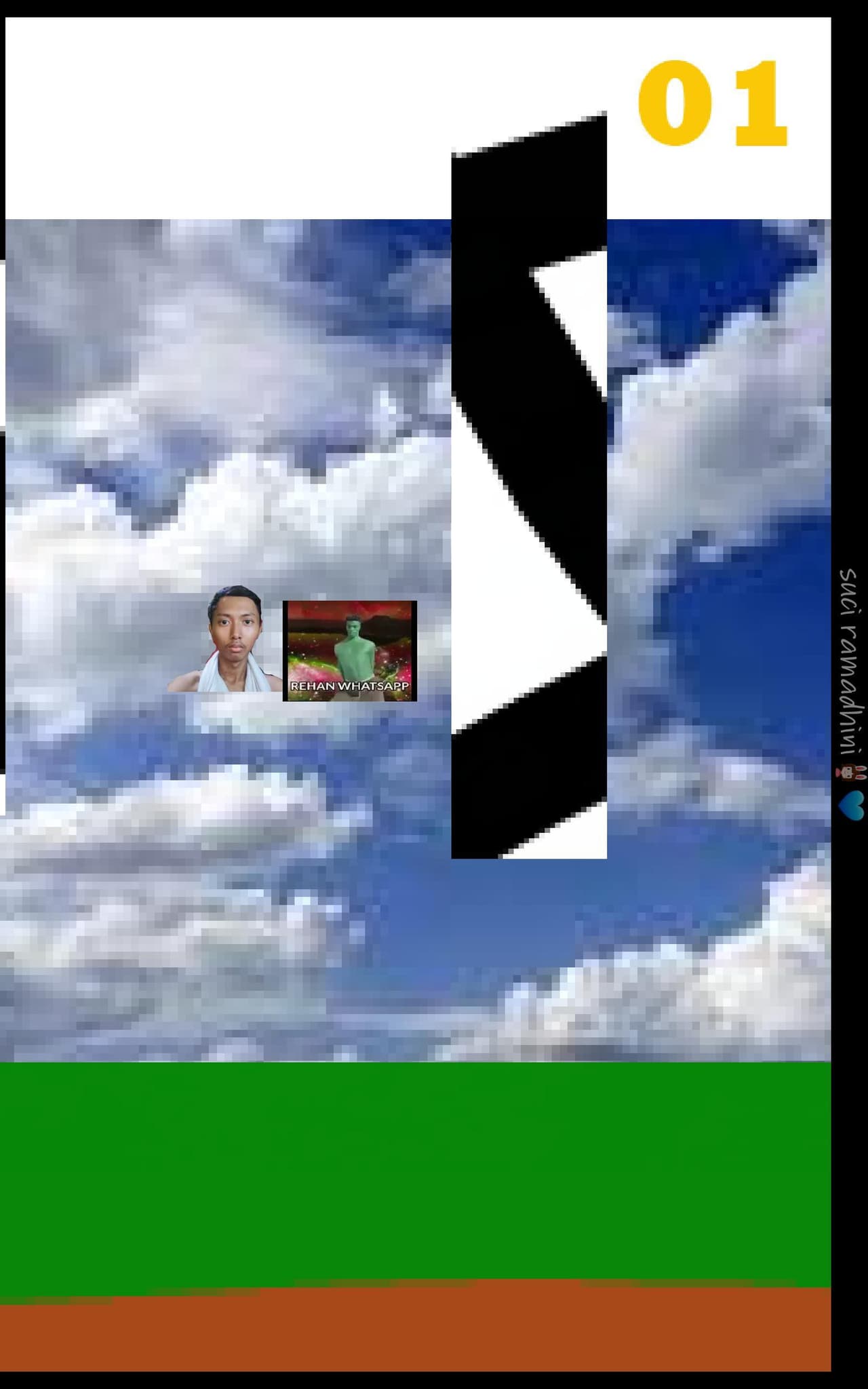 Ghozali dan rehang wangsaf terbang screenshot 2