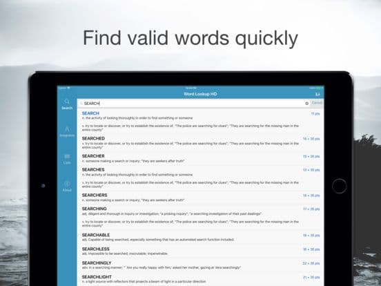 Word Lookup HD screenshot 2