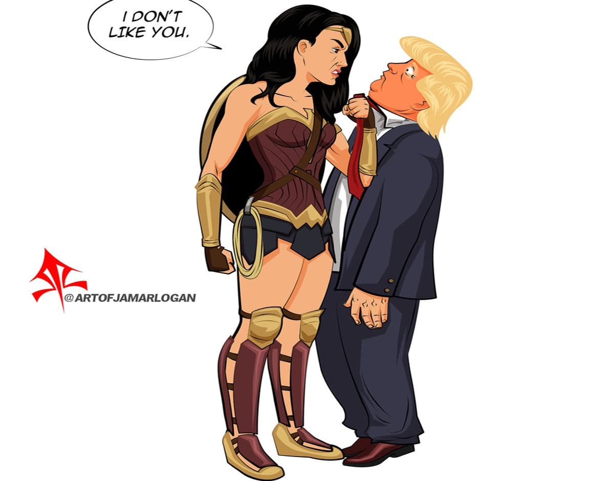 Gal Gadot vs Donald Trump