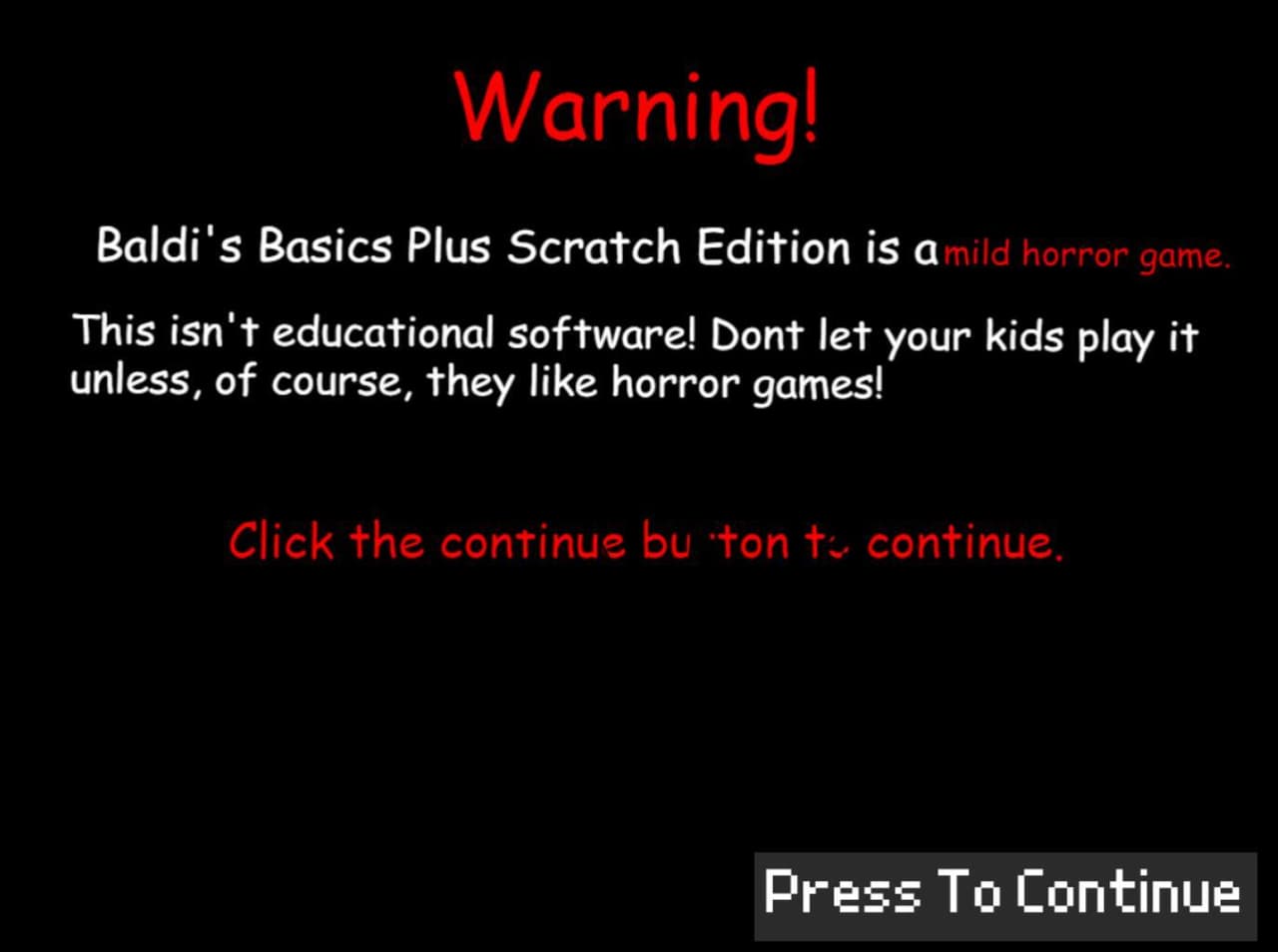 Baldis Basics Plus Scratch Edition screenshot 2