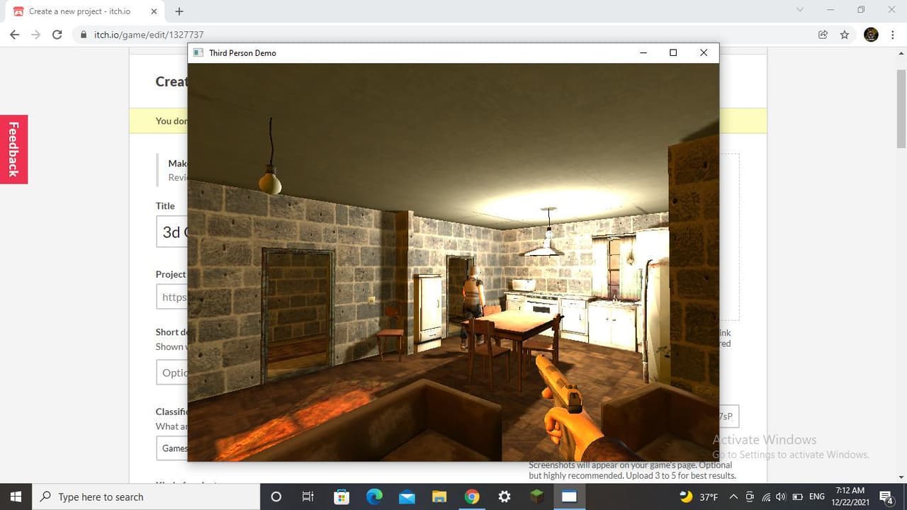 3d Game gun screenshot 3