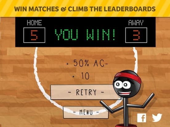 Stickman 1-on-1 Dodgeball screenshot 4