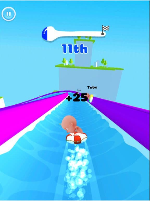 Aquapark Fun Race: 3D slide screenshot 2