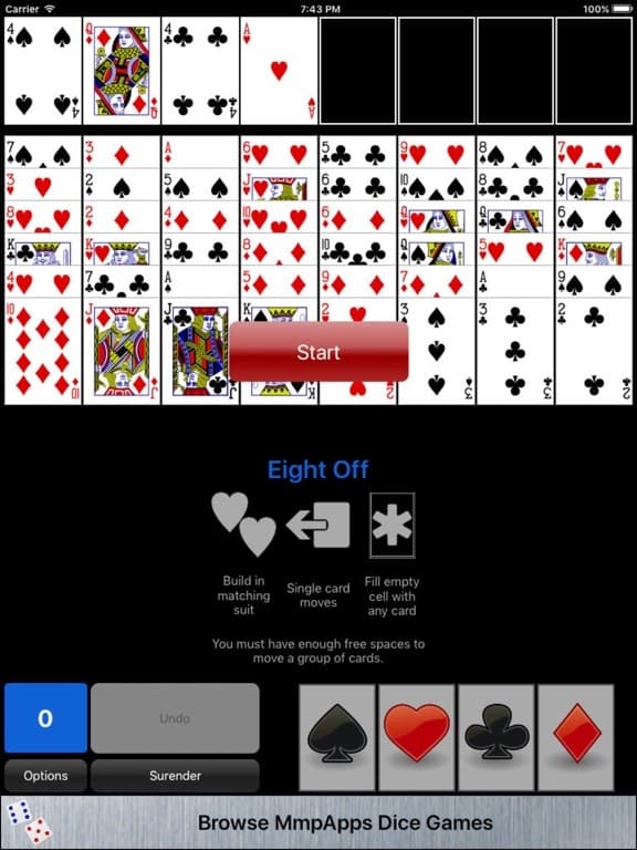 Eight Off Classic Solitaire screenshot 3