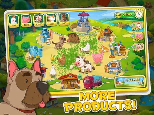 Jolly Days Farm: Time Management Game screenshot 4