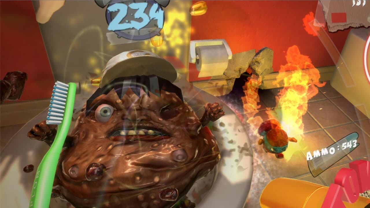 ATTACK OF THE EVIL POOP VR screenshot 2