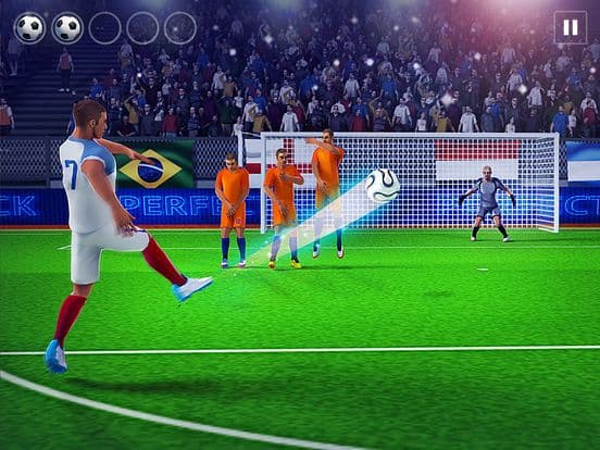 Hot Soccer FreeKick Asia 3D screenshot 2