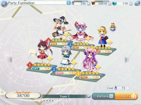 Touhou LostWord screenshot 4