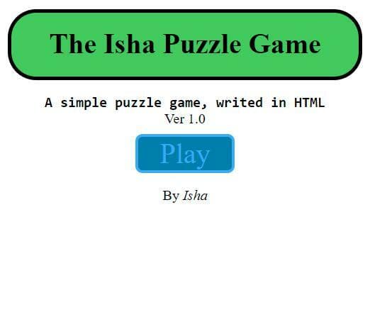 The Isha Puzzle Game - Español
