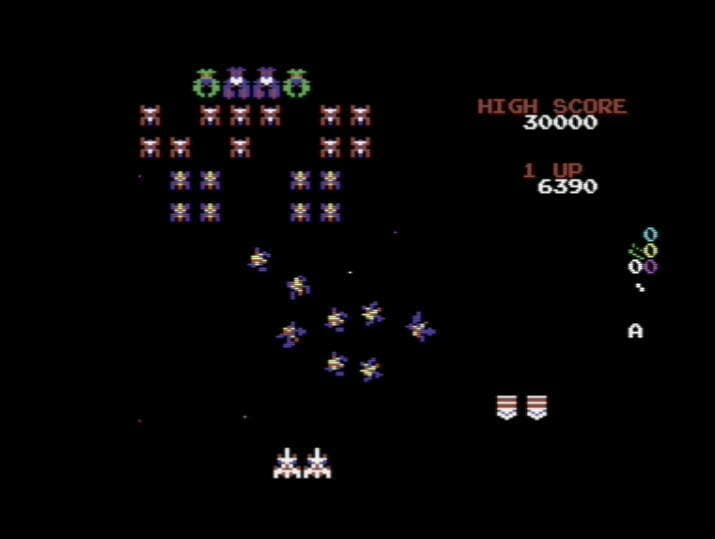 Galaga C64 (Preview 1) screenshot 3