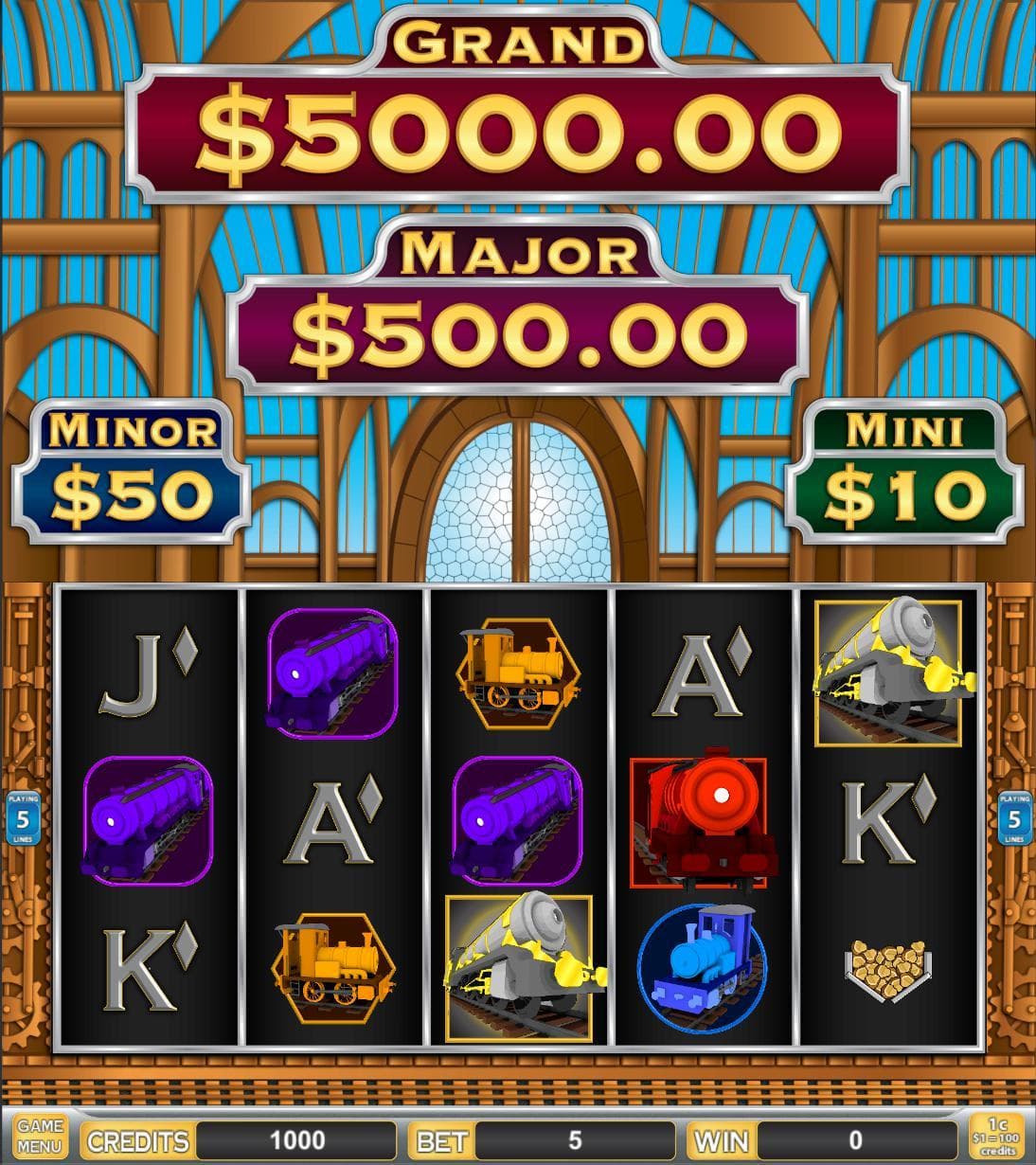 Grand Locomotion (Slot machine) screenshot 2