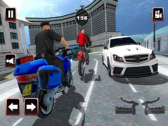 Traffic Cop Motorbike Rider 3D screenshot 4