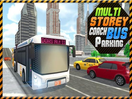 Multi-Storey Coach Bus Parking 3D: City Auto-bus Driving Simulator screenshot 2
