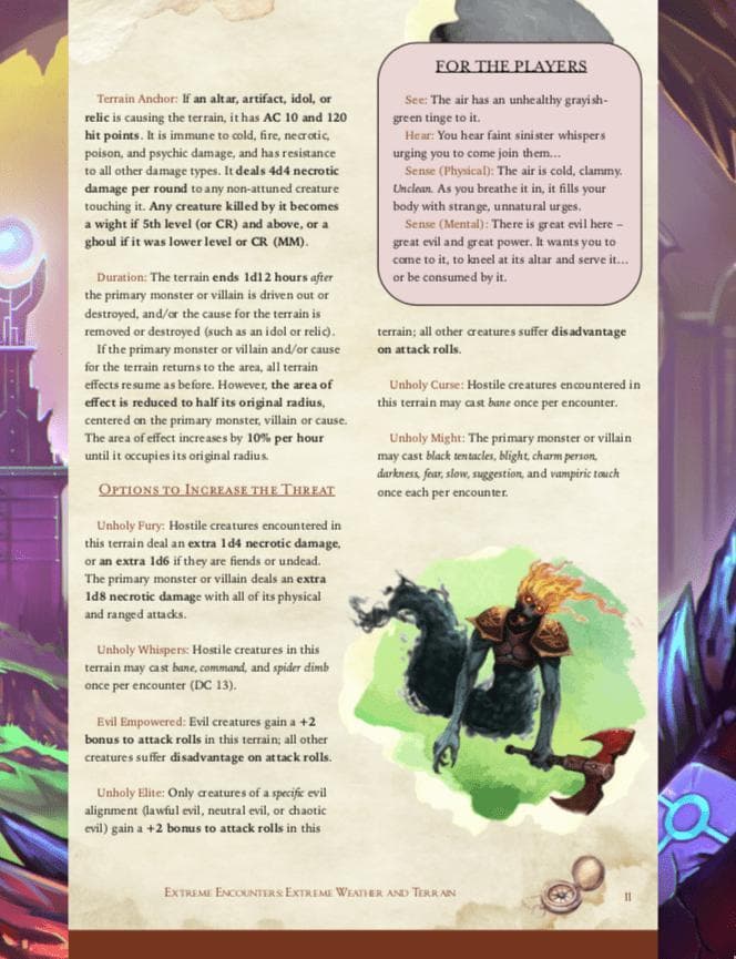 Extreme Encounters: Weather and Terrain: Necrotic screenshot 4
