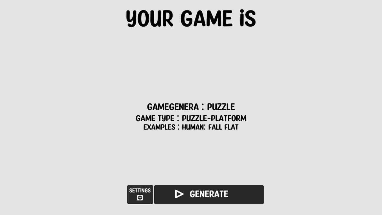 Ultimate Game Idea Generator screenshot 3
