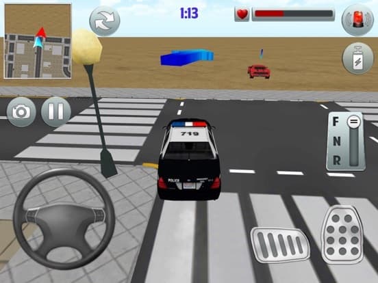 Cop Car Vs City Crime Car Demolition Challenges