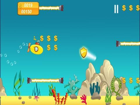 Sea Sub Attack Free Top Touch Submarine Battle Action Strategy Sonic Tap Escape Run Arcade Game screenshot 2