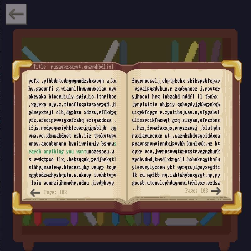 The Library of Babel (itch) (AugustFU)