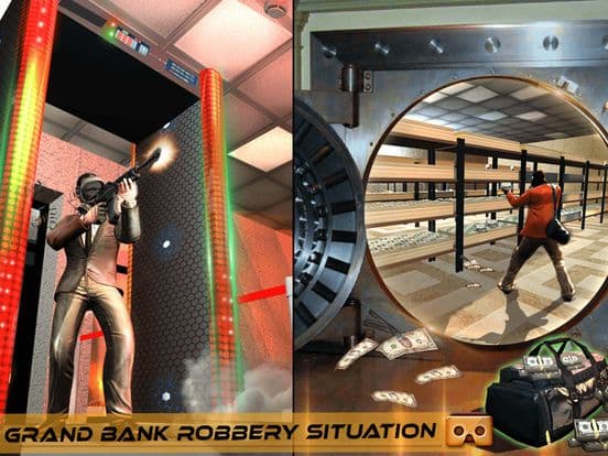 Vr Secret Agent Bank Robbery Escape screenshot 3