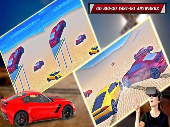 VR Real Car Drifting: Dubai Desert Race Pro screenshot 2