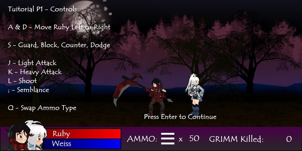 Ruby A RWBY Fangame screenshot 3