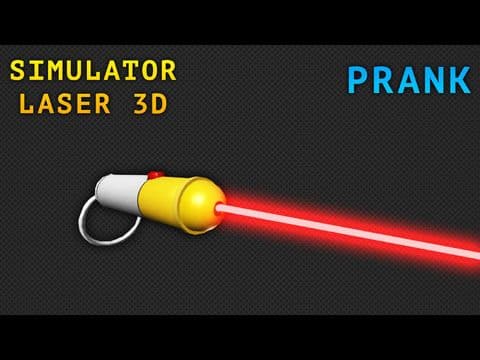 Simulator Laser 3D Joke screenshot 2
