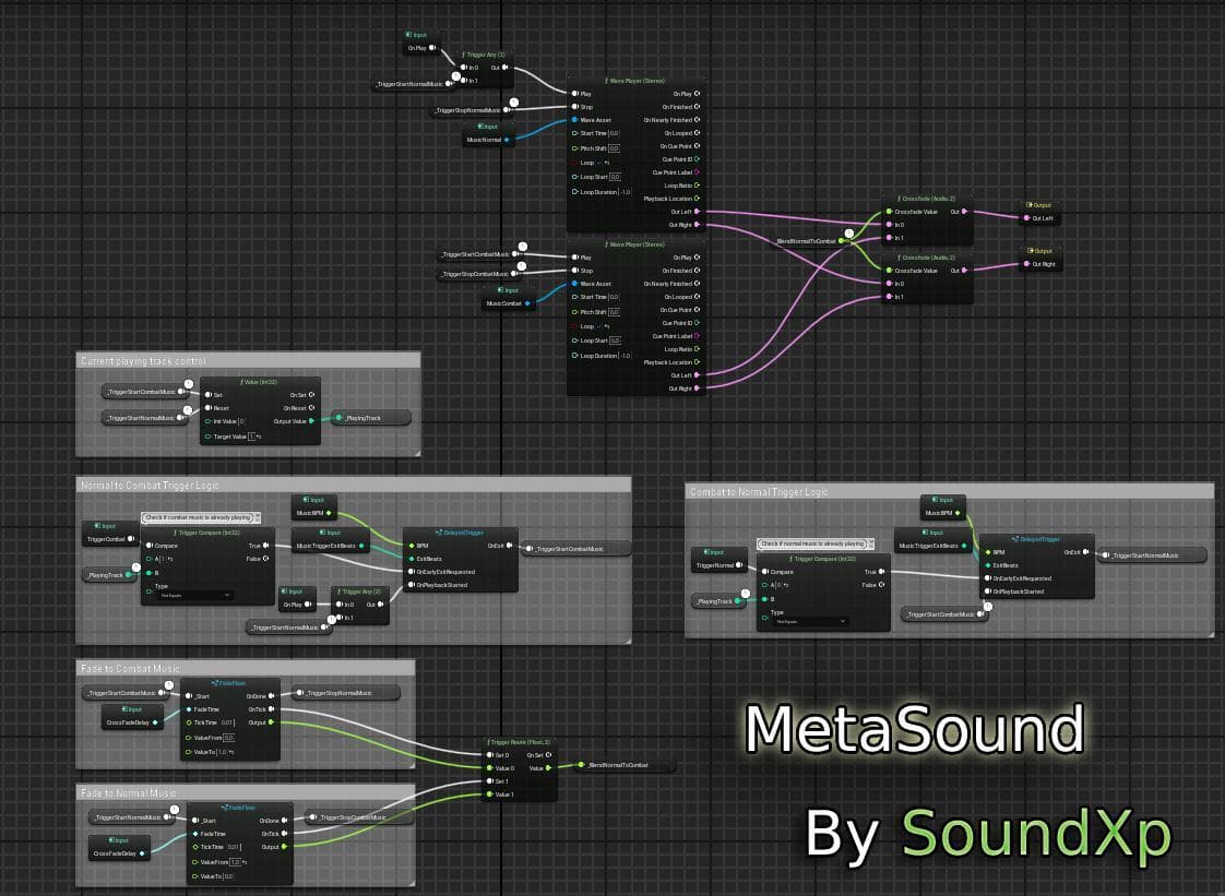 Simple Shooter Metasounds audio demo