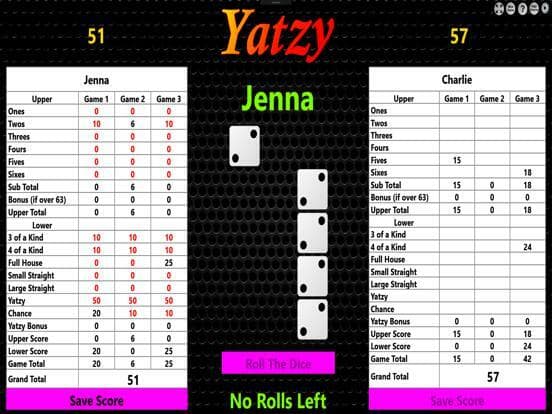 Yatzy Multi-Game Edition screenshot 2