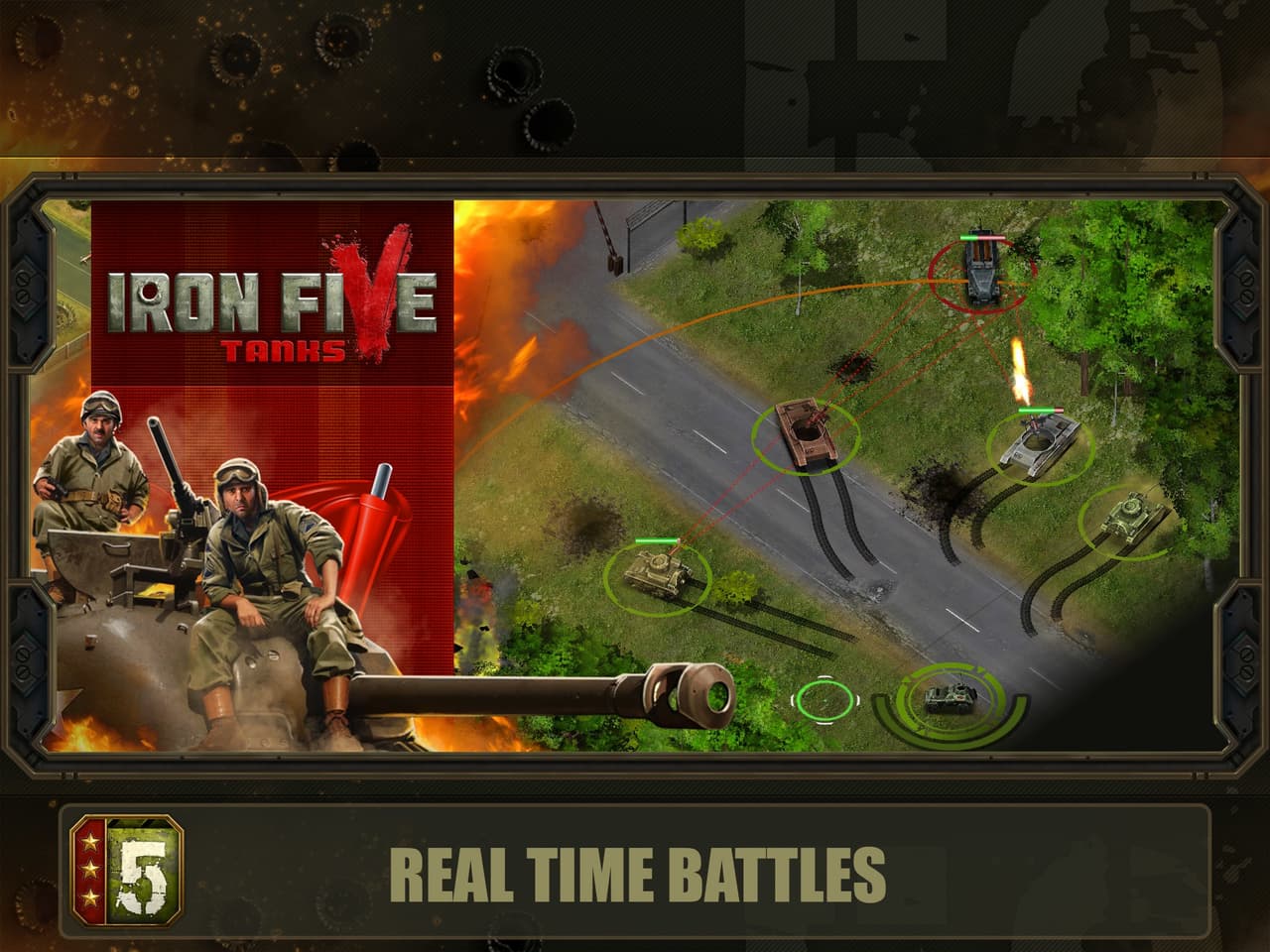 Iron 5 tanks screenshot 3