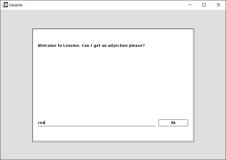 Lexeme screenshot 2
