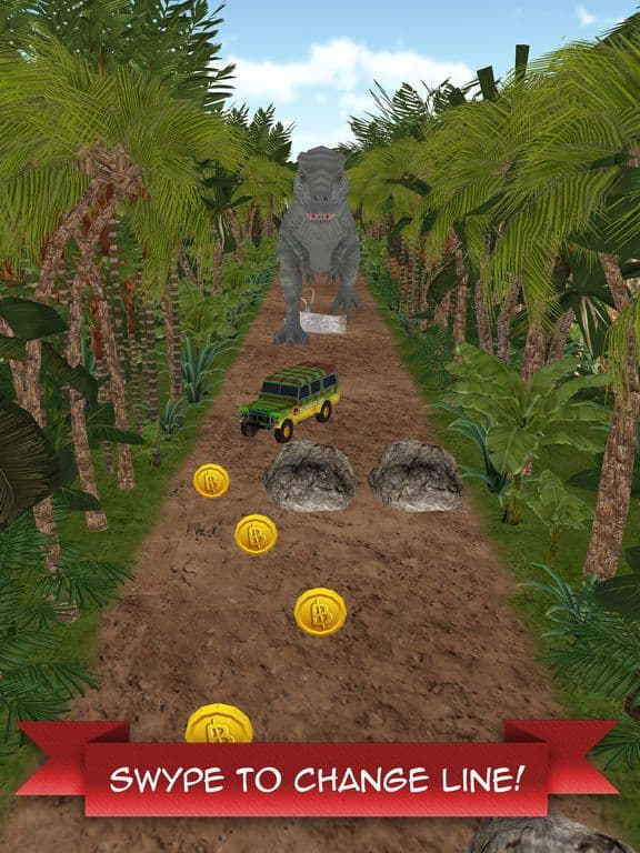 T-Rex Escape - Dinosaur Jurassic Run screenshot 2