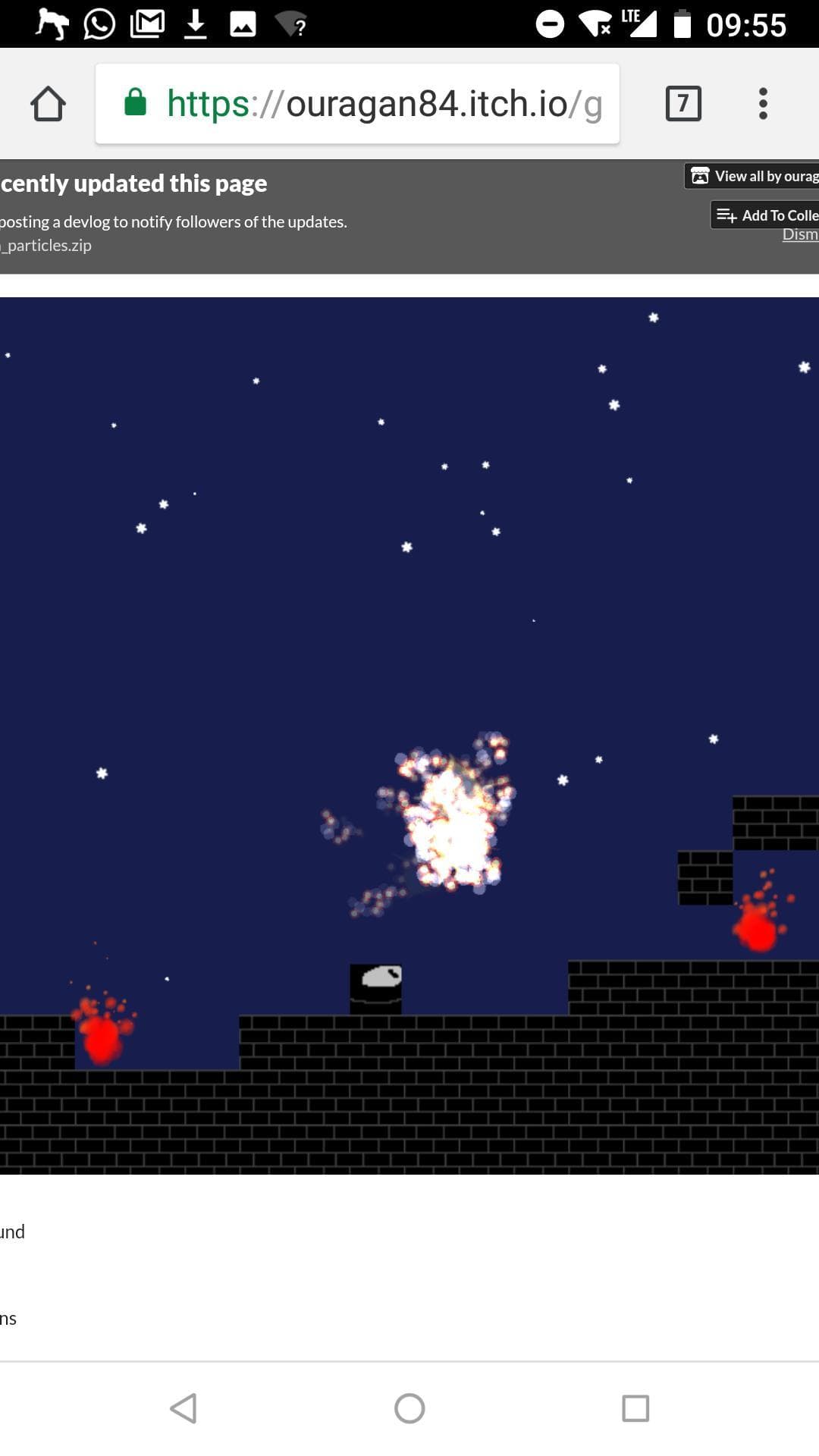 Game maker studio particle demo