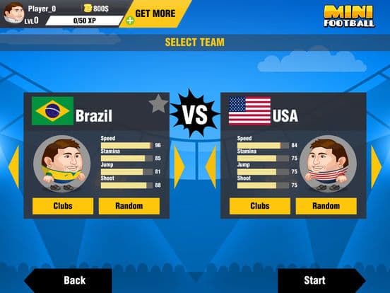 Mini Football Head Soccer screenshot 5