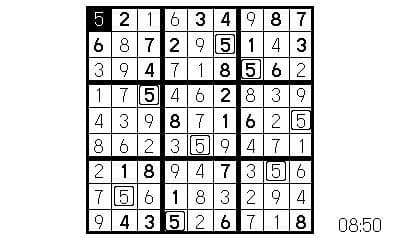 Sudoku for Playdate screenshot 2