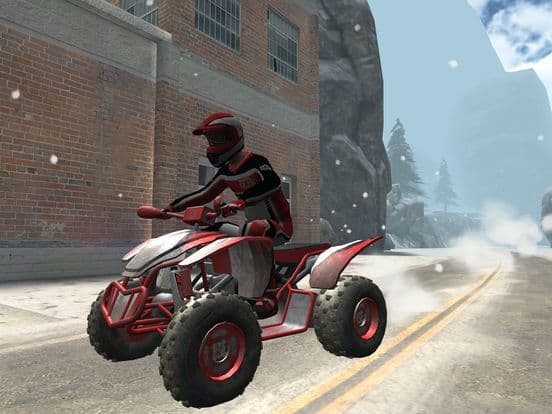 ATV Snow Racing - eXtreme Real Winter Offroad Quad Driving Simulator Game FREE Version screenshot 4