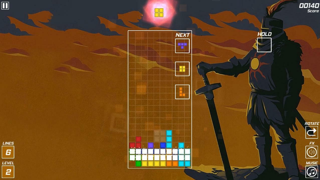Knights Tetris screenshot 3