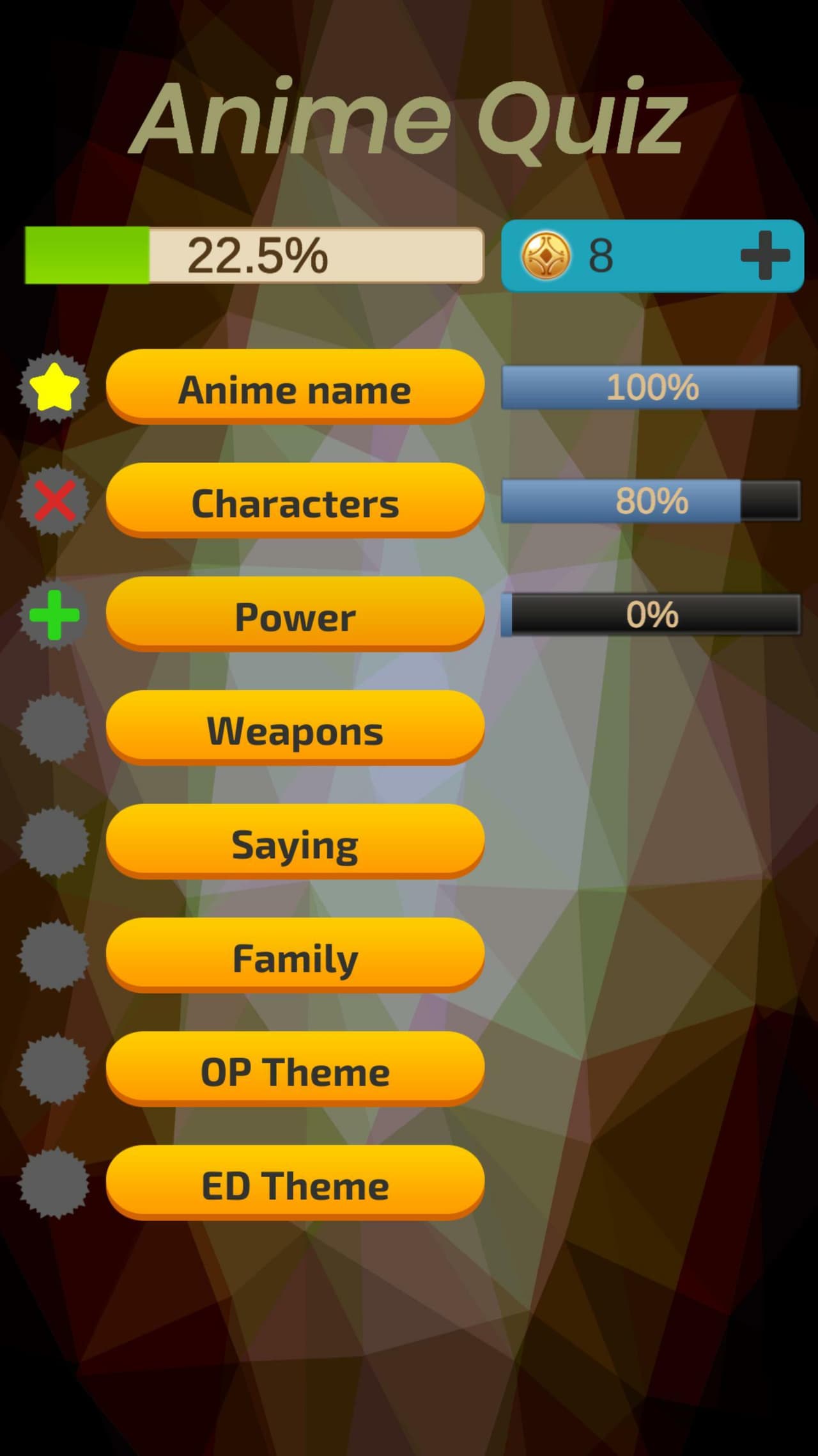 Anime Quiz (WBhlietue) screenshot 2