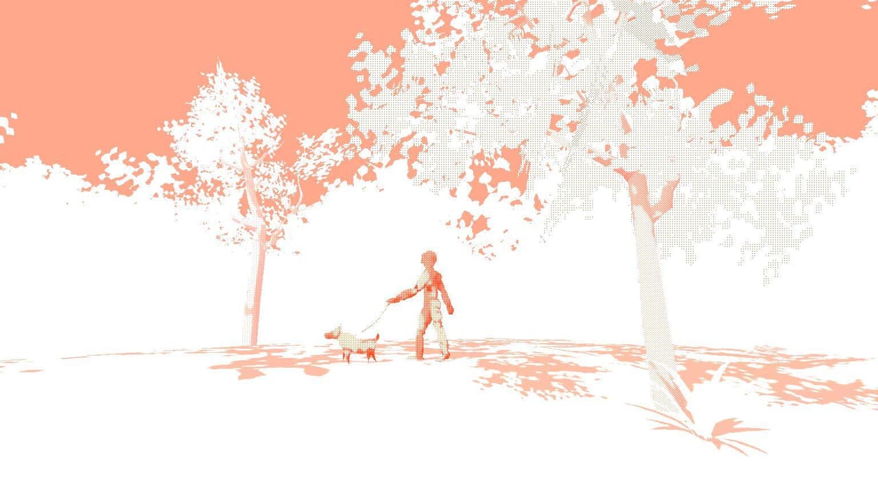 There are people in the park