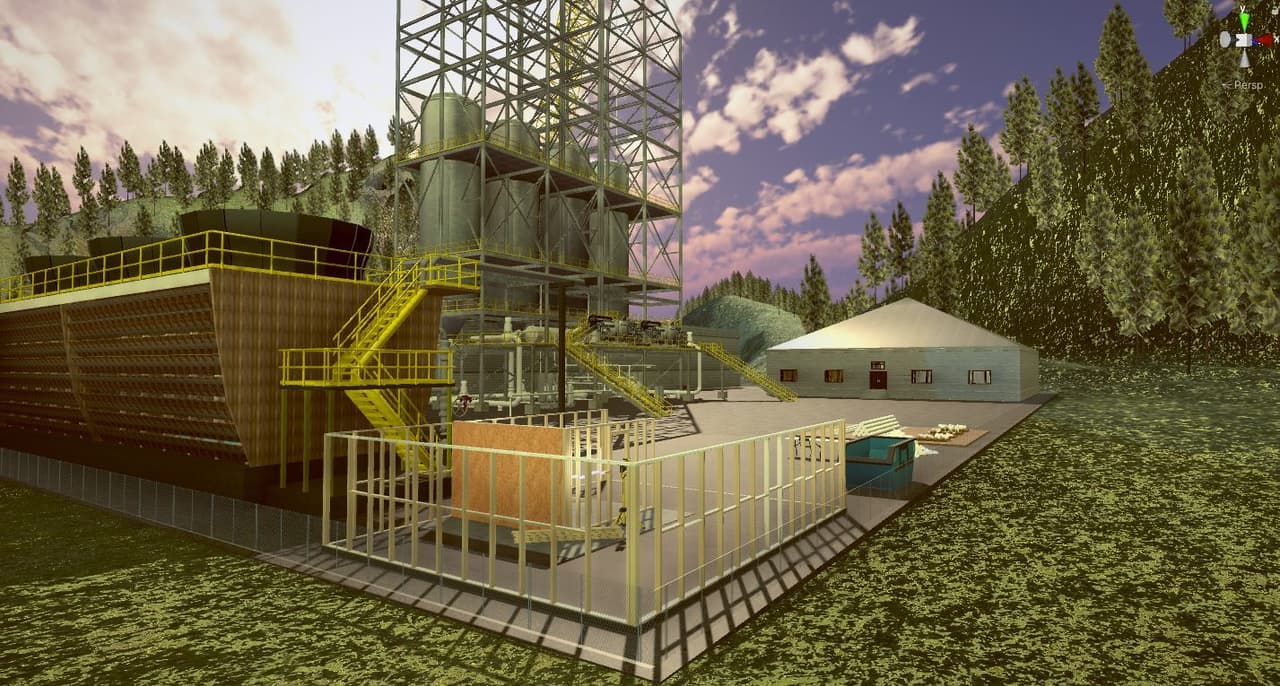 Plant Virual walkthrough Interactive for the Oculus Rift S