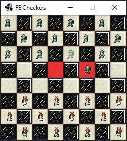 Fire Emblem Themed Checkers (Alm vs Celica) screenshot 4