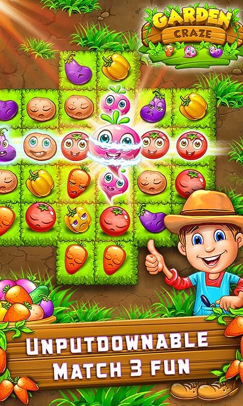 Garden Craze - Fruit Legend Match 3 Game screenshot 4