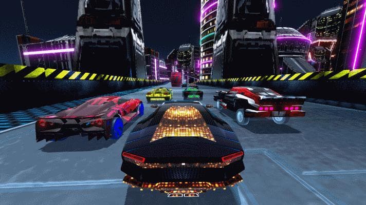 Cyber Cars Punk Racing 2 screenshot 2