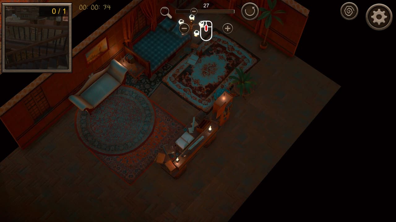 Hidden Old House Top-Down 3D