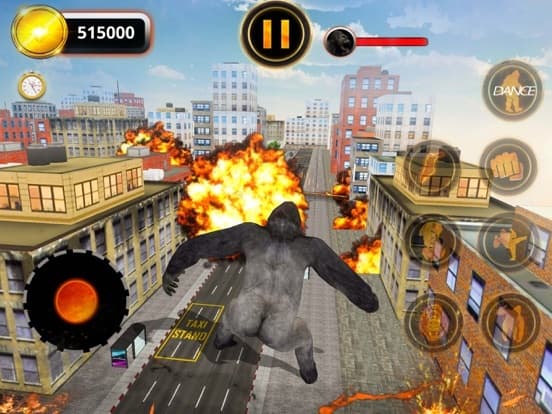Gorilla Bigfoot Rampage Game screenshot 2
