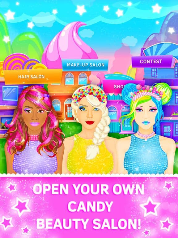 Candy Salon: Makeover Games for Girls screenshot 2